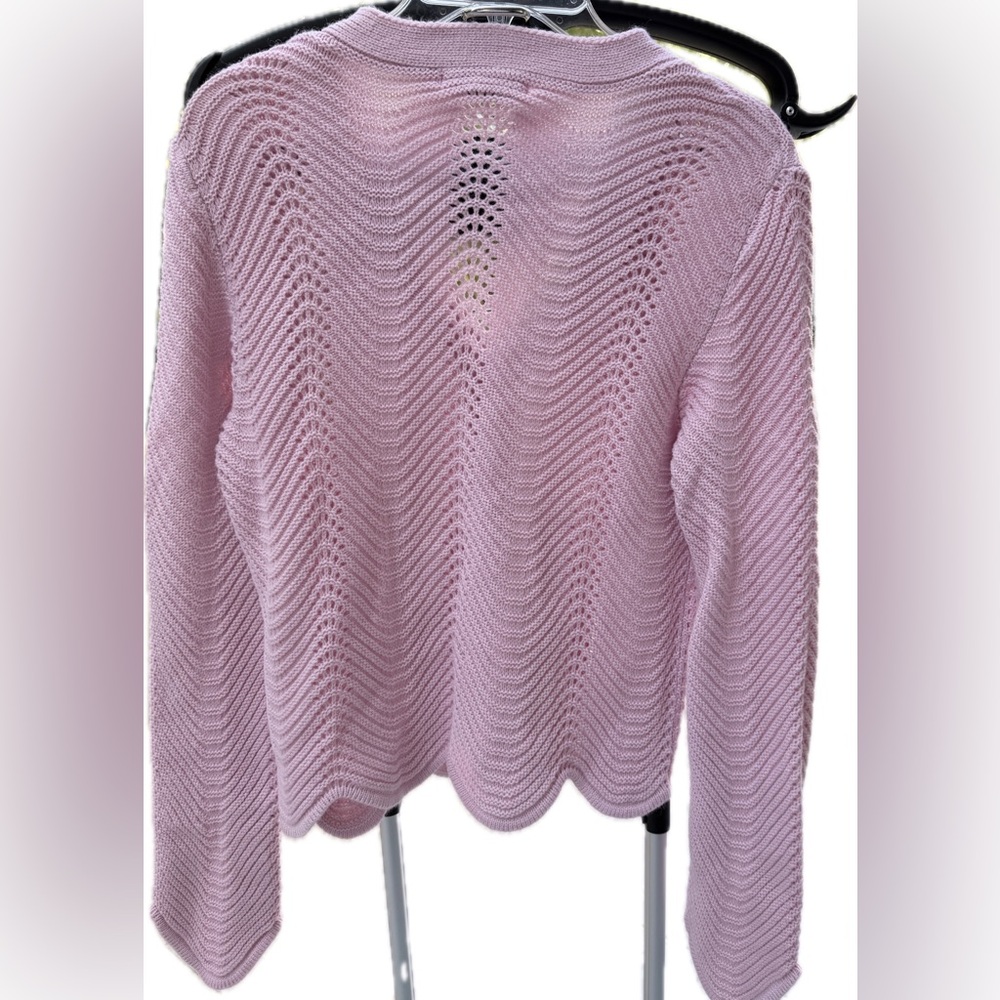 Nancy Yang Light Pink Women's Cardigan View 3